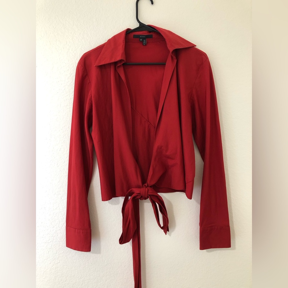 Gucci Wrap Blouse
